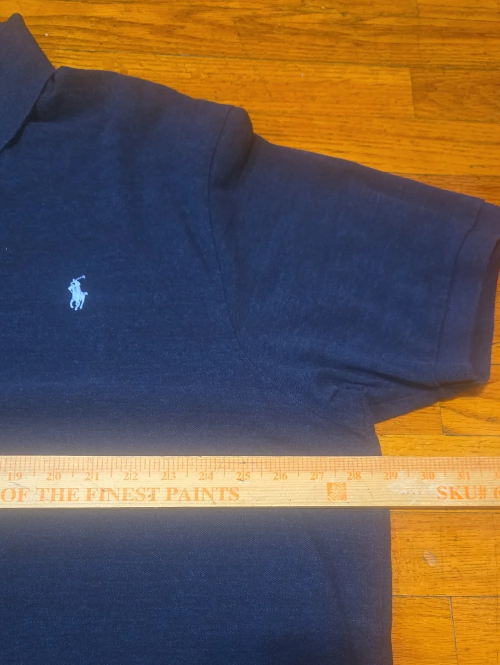 Polo Ralph Lauren Men's Big/Tall Heather Navy Blue 3XB Short Sleeve Polo